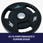 Anilha 25Kg Olímpica Emborrachada