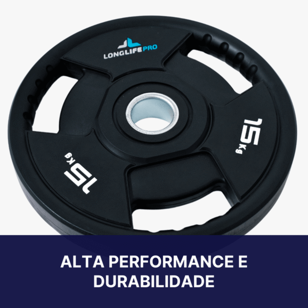 Anilha 5Kg Olímpica Emborrachada