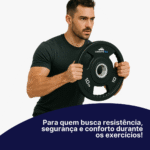 Anilha 15Kg Olímpica Emborrachada