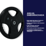Anilha 10Kg Emborrachada Standard