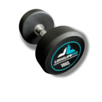 Halter 30Kg Dumbbell Redondo Aço Emborrachado