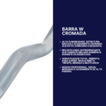 Barra W 1,20m c/ Presilhas Standard