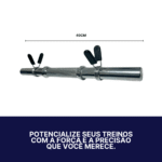 Halter 40 cm Barra Reta Com Presilhas