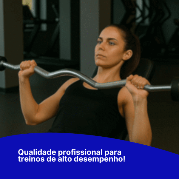 Barra W Olímpica 1,20m c/ Presilhas