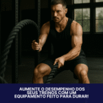 Corda Naval Preta 40 Mm 9 Mts Com Protetor Treino Funcional