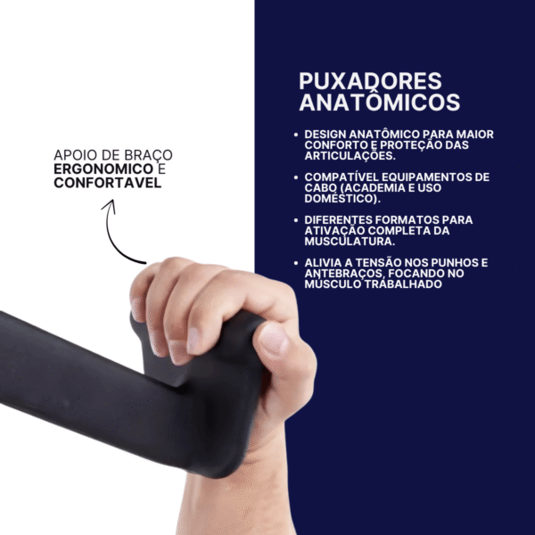 Kit Puxadores Anatômicos 5 Peças
