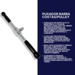 Puxador Barra Reta 50cm C/ Giro