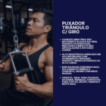 Puxador Triângulo Puxada C/ Giro