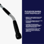 Puxador Costas 1,20m Barra Pulley
