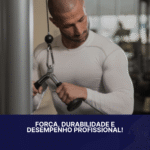 Puxador V Tríceps Cromado Emborrachado