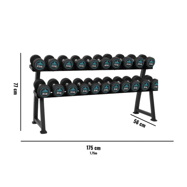 Suporte para Halter Dumbell 9 Pares