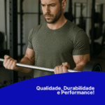 Barra Reta 10kg Montada Emborrachada