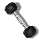 Halter 2Kg Sextavado Emborrachado Cor Preto