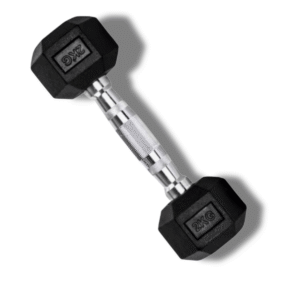 Halter 2Kg Sextavado Emborrachado Cor Preto