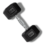Halter 6Kg Sextavado Emborrachado Cor Preto